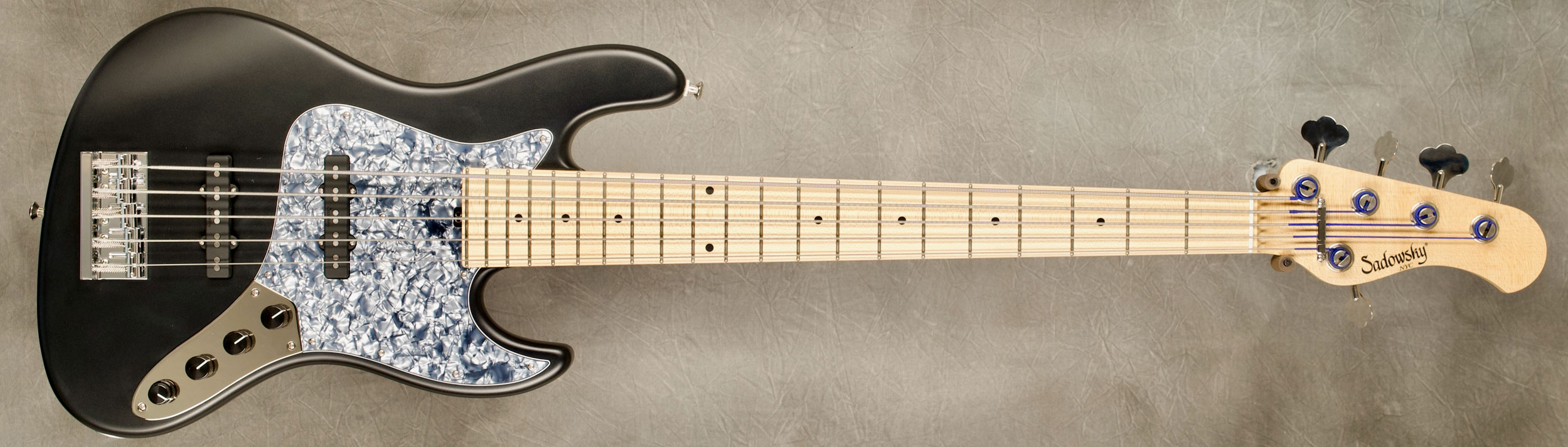 9365 Custom Flat Black 5-21 Vintage. - Sadowsky Guitars