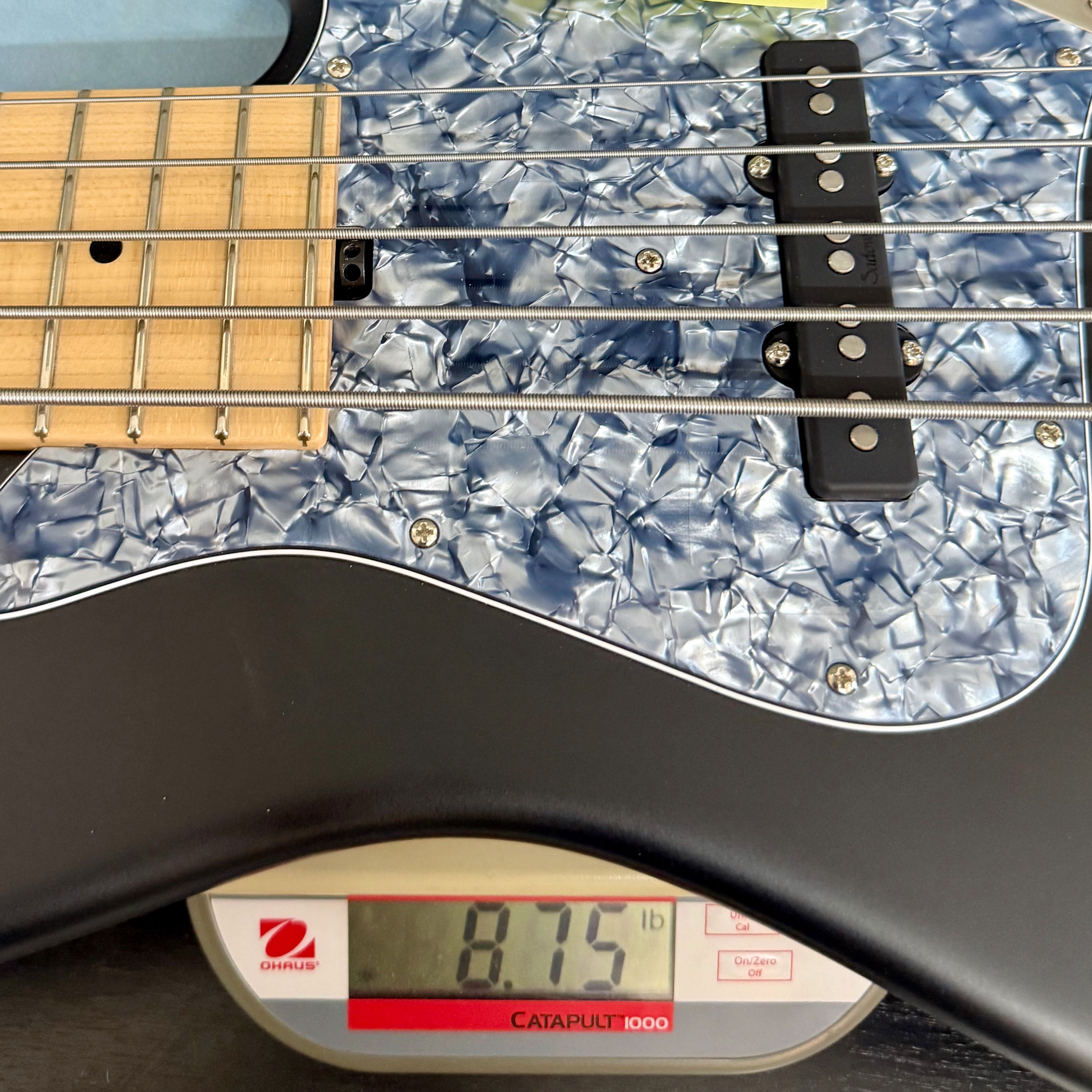9365 Custom Flat Black 5-21 Vintage. - Sadowsky Guitars