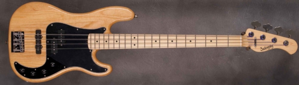 MODEL: 4-20 Vintage,
SERIAL: #8296,
FINISH: Natural,
BODY: Chambered Swamp Ash,
WEIGHT: 8.13 lbs,
NECK: Maple with thin matte nitro finish and 12" radius, 1 3/4" nut width,
FINGERBOARD: Maple,
PICKGUARD: BWB,
HARDWARE: Chrome,
PICKUPS: Sadowsky P/J,
PREAMP: Sadowsky preamp with vintage tone control