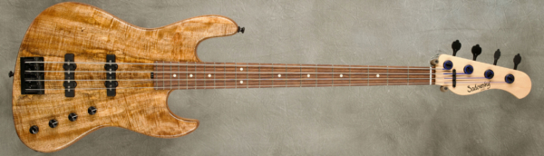 Model 4-21 Standard
Serial #9371
Finish Natural
Body Chambered Alder w/Mango Top
Weight 7.66 lbs
Neck Maple with thin matte nitro finish
Radius/Nut 12" radius, 1.5" nut width
Fingerboard Amazon Rosewood
Pickguard None
Hardware Black
Pickups Sadowsky Humcancelling JJ in 60's Locations
Preamp Sadowsky preamp with vintage tone control